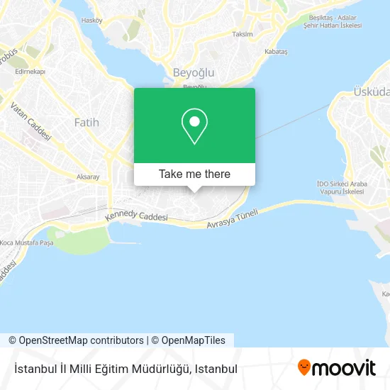 İstanbul İl Milli Eğitim Müdürlüğü map