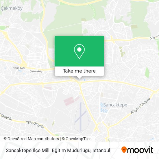 Sancaktepe İlçe Milli Eğitim Müdürlüğü map