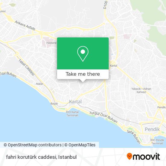 fahri korutürk caddesi map