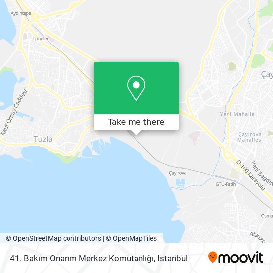 41. Bakım Onarım Merkez Komutanlığı map