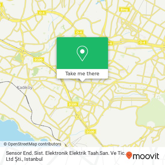 Sensor End. Sist. Elektronik Elektrik Taah.San. Ve Tic. Ltd Şti. map