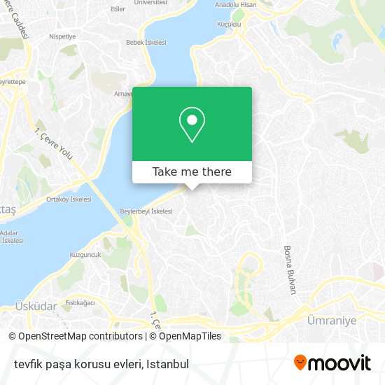 tevfik paşa korusu evleri map
