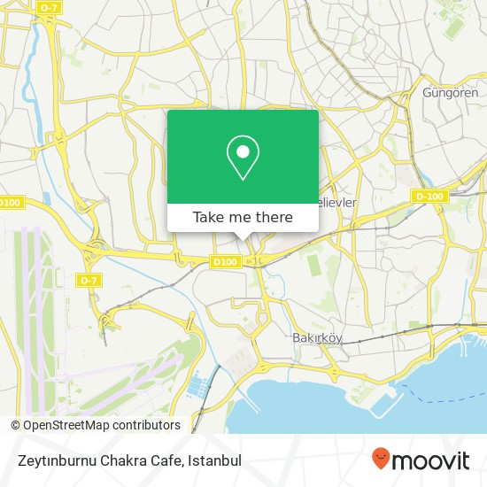 Zeytınburnu Chakra Cafe map