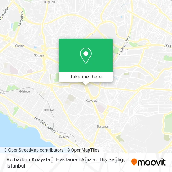Acıbadem Kozyatağı Hastanesi Ağız ve Diş Sağlığı map