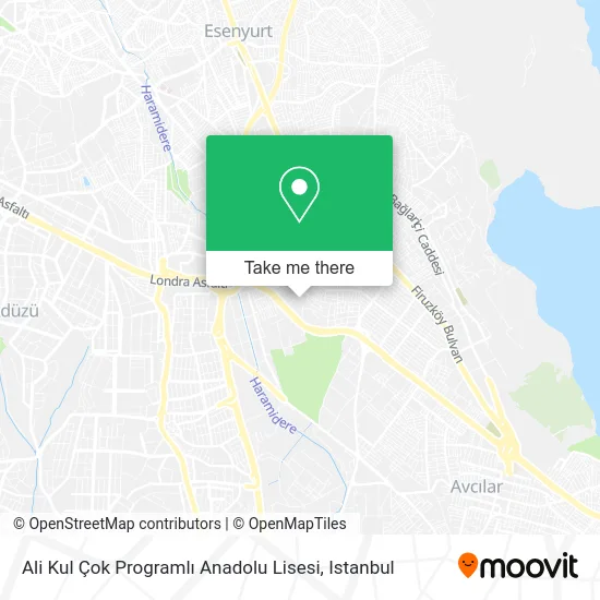 Ali Kul Çok Programlı Anadolu Lisesi map