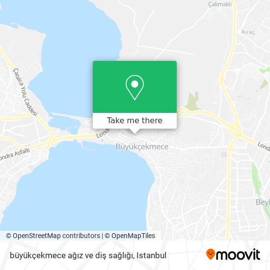 büyükçekmece ağız ve diş sağlığı map