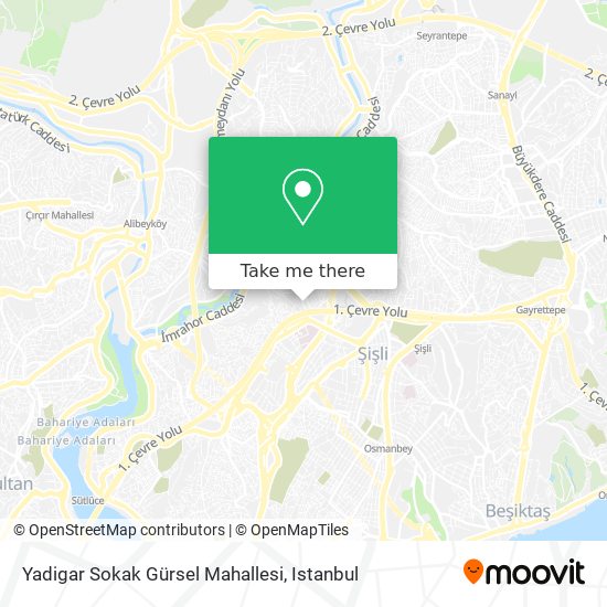 Yadigar Sokak Gürsel Mahallesi map