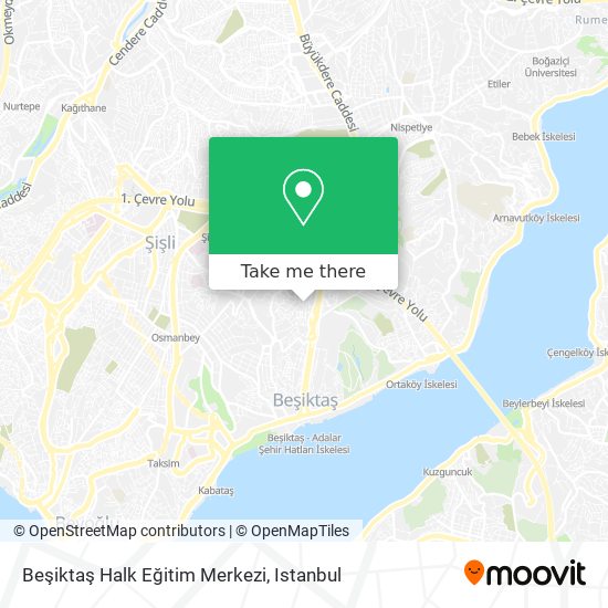Beşiktaş Halk Eğitim Merkezi map