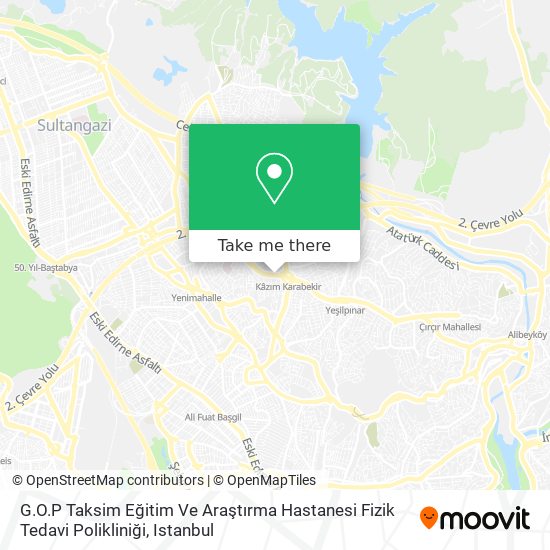 G.O.P Taksim Eğitim Ve Araştırma Hastanesi Fizik Tedavi Polikliniği map