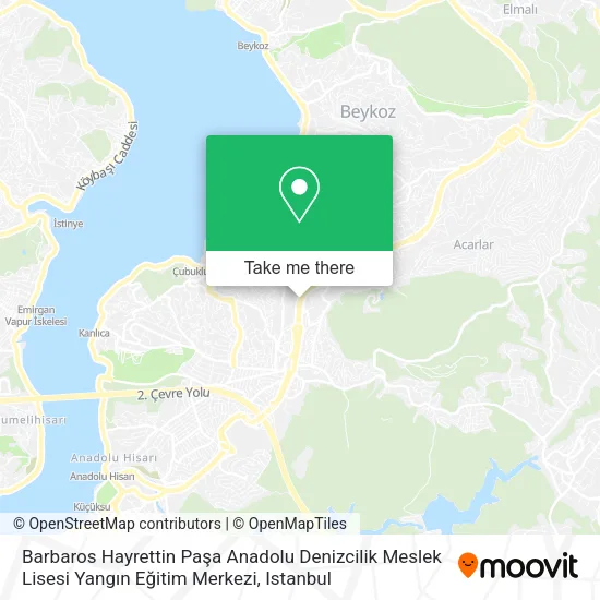Barbaros Hayrettin Paşa Anadolu Denizcilik Meslek Lisesi Yangın Eğitim Merkezi map