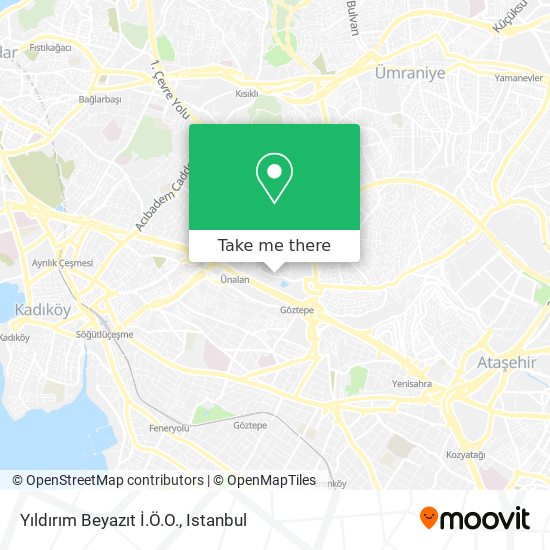Yıldırım Beyazıt İ.Ö.O. map