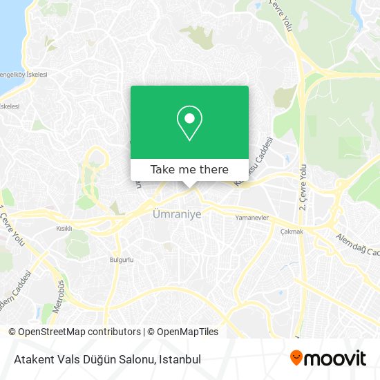 Atakent Vals Düğün Salonu map