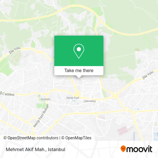 Mehmet Akif Mah. map