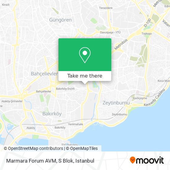 Marmara Forum AVM, S Blok map