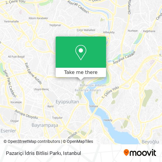 Pazariçi İdris Bitlisi Parkı map
