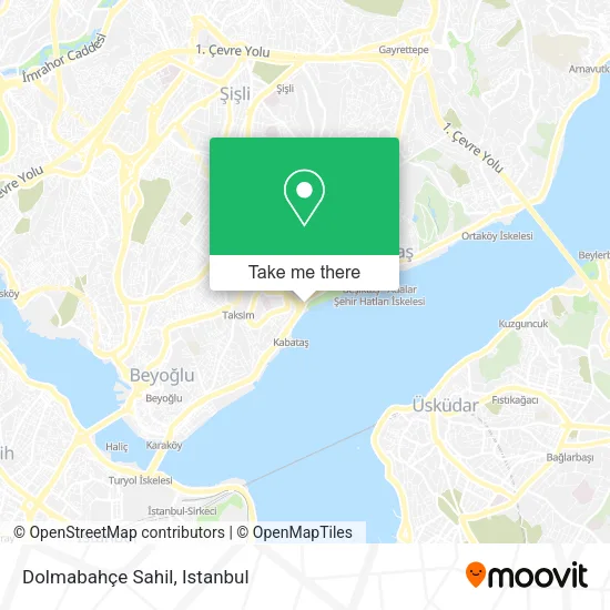 Dolmabahçe Sahil map