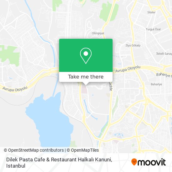 Dilek Pasta Cafe & Restaurant Halkalı Kanuni map