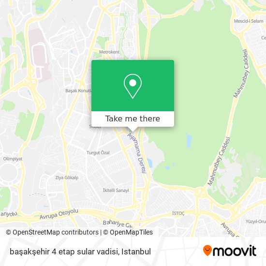 başakşehir 4 etap sular vadisi map