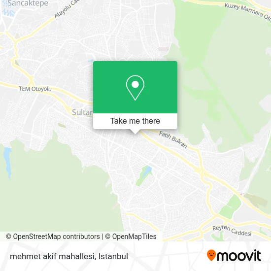 mehmet akif mahallesi map