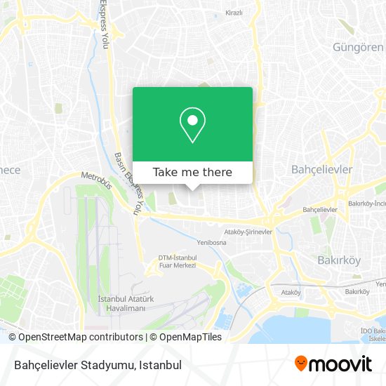 Bahçelievler Stadyumu map