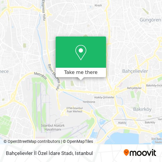 Bahçelievler İl Özel İdare Stadı map