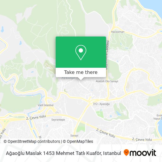 Ağaoğlu Maslak 1453 Mehmet Tatlı Kuaför map