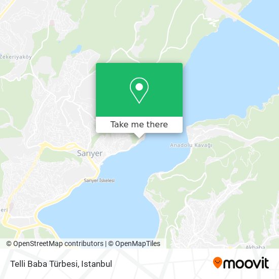 Telli Baba Türbesi map