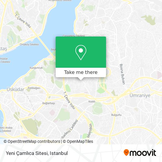 Yeni Çamlıca Sitesi map