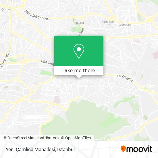 Yeni Çamlıca Mahallesi map