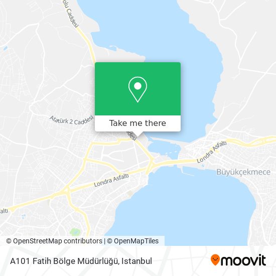 A101 Fatih Bölge Müdürlüğü map