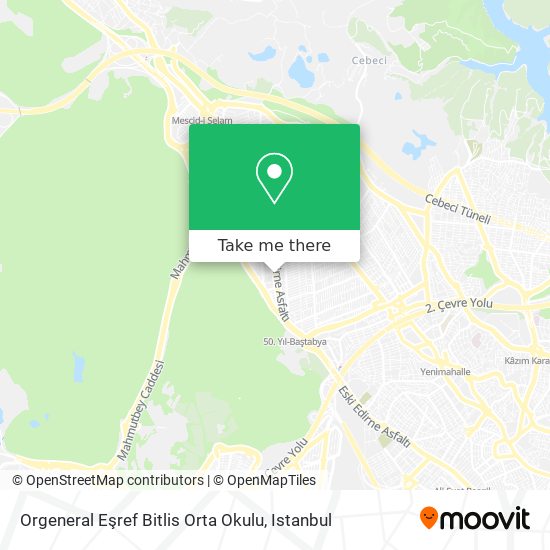 Orgeneral Eşref Bitlis Orta Okulu map