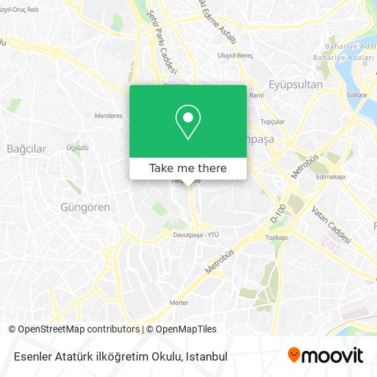 Esenler Atatürk ilköğretim Okulu map