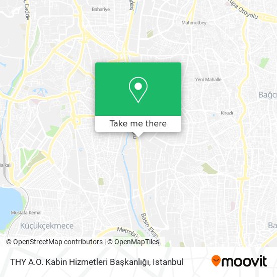 THY A.O. Kabin Hizmetleri Başkanlığı map