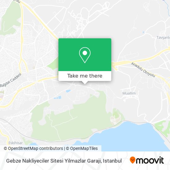 Gebze Nakliyeciler Sitesi Yilmazlar Garaji map