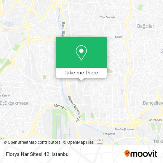 Florya Nar Sitesi 42 map