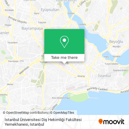 Istanbul Üniversitesi Diş Hekimliği Fakültesi Yemekhanesi map