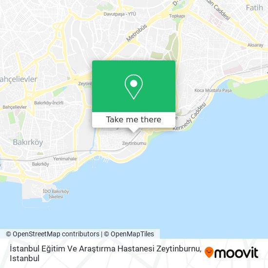 İstanbul Eğitim Ve Araştırma Hastanesi Zeytinburnu map