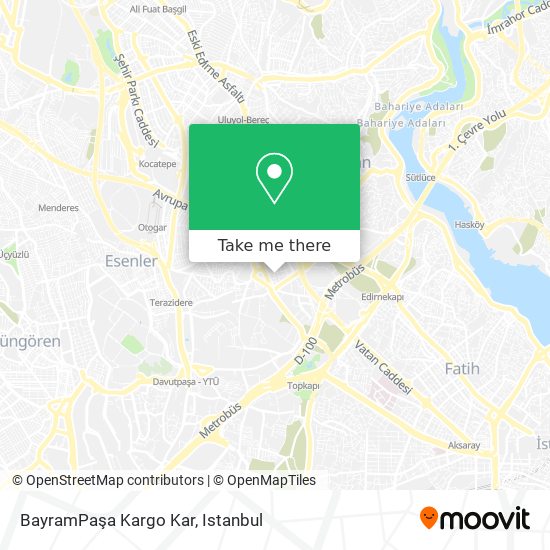 BayramPaşa Kargo Kar map