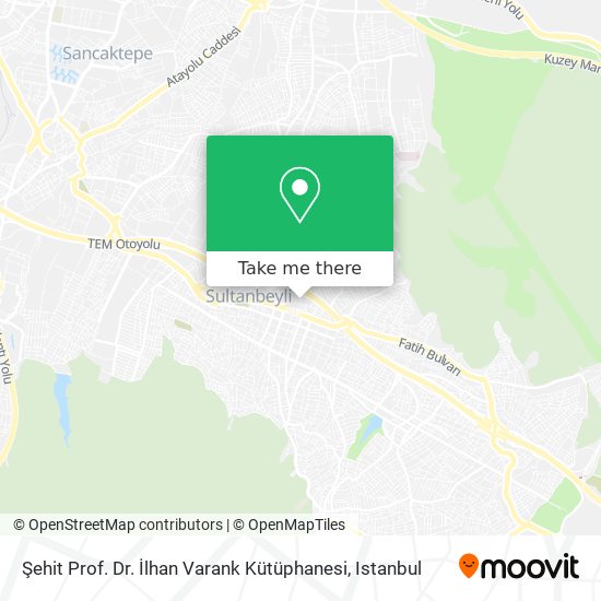 Şehit Prof. Dr. İlhan Varank Kütüphanesi map