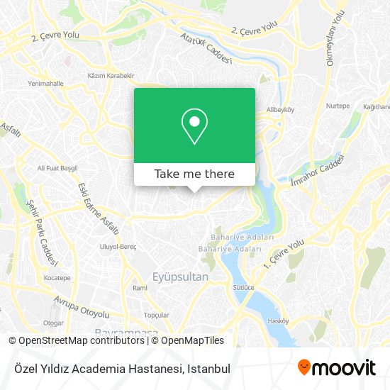 Özel Yıldız Academia Hastanesi map