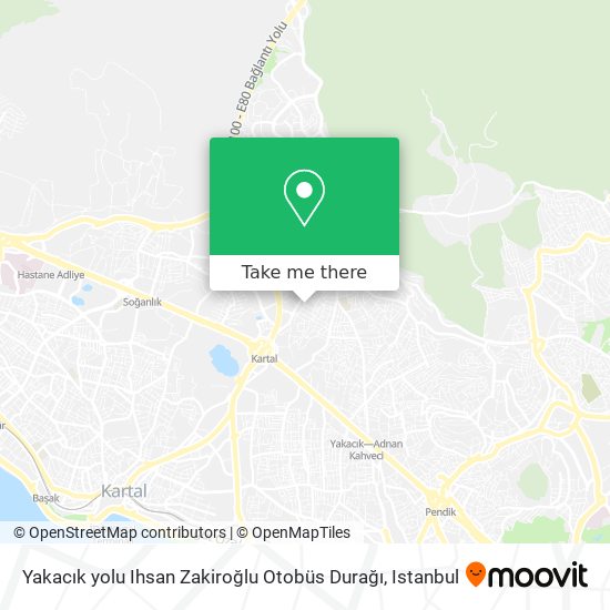 Yakacık yolu Ihsan Zakiroğlu Otobüs Durağı map