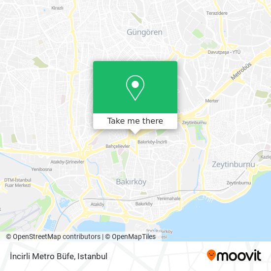 İncirli Metro Büfe map