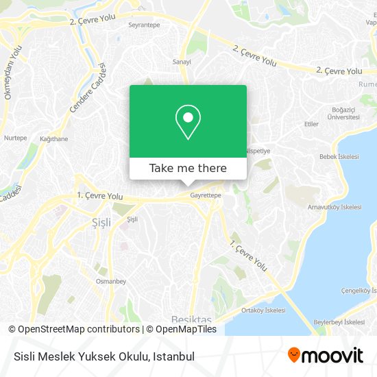 Sisli Meslek Yuksek Okulu map