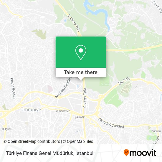 Türkiye Finans Genel Müdürlük map