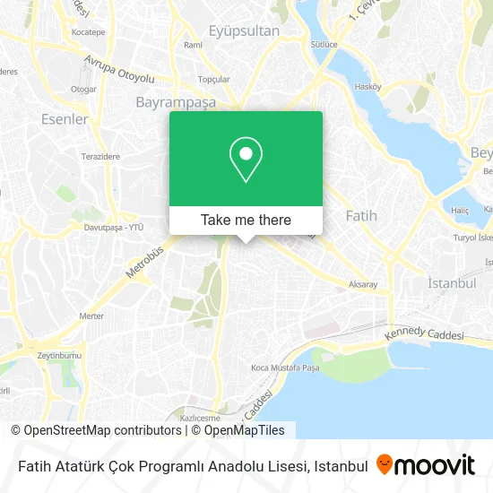 Fatih Atatürk Çok Programlı Anadolu Lisesi map