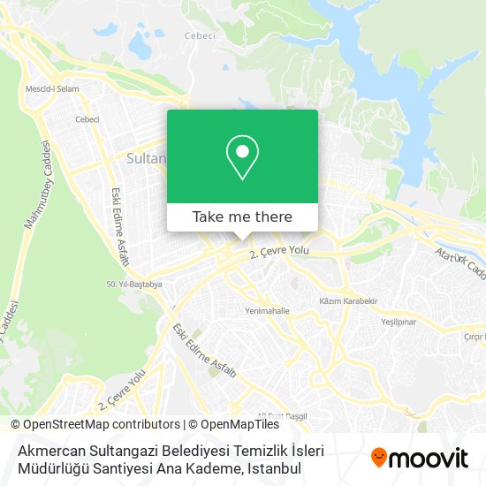 Akmercan Sultangazi Belediyesi Temizlik İsleri Müdürlüğü Santiyesi Ana Kademe map