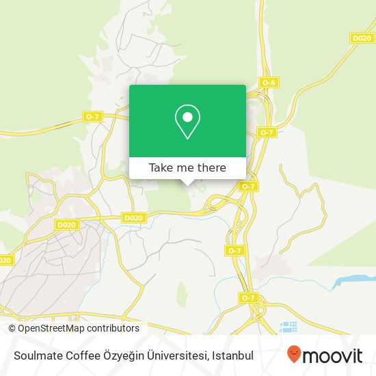 Soulmate Coffee Özyeğin Üniversitesi map