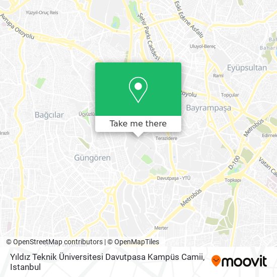 Yıldız Teknik Üniversitesi Davutpasa Kampüs Camii map