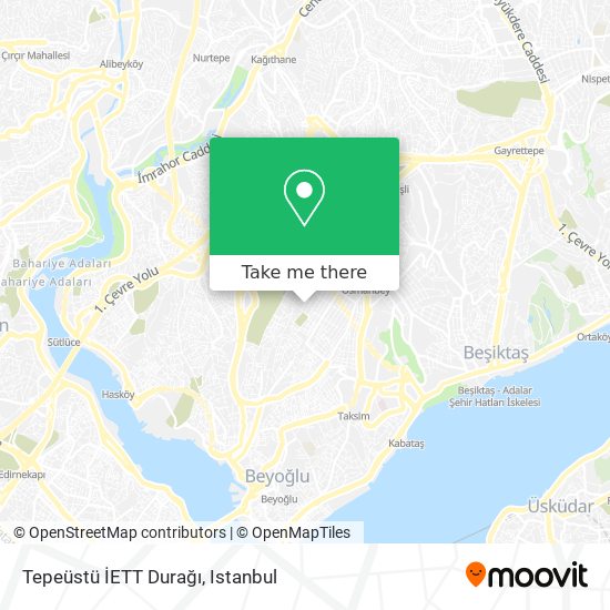 Tepeüstü İETT Durağı map