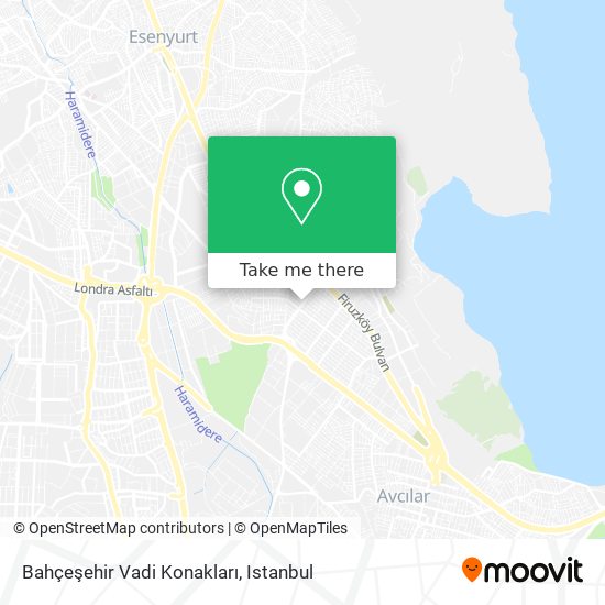 Bahçeşehir Vadi Konakları map